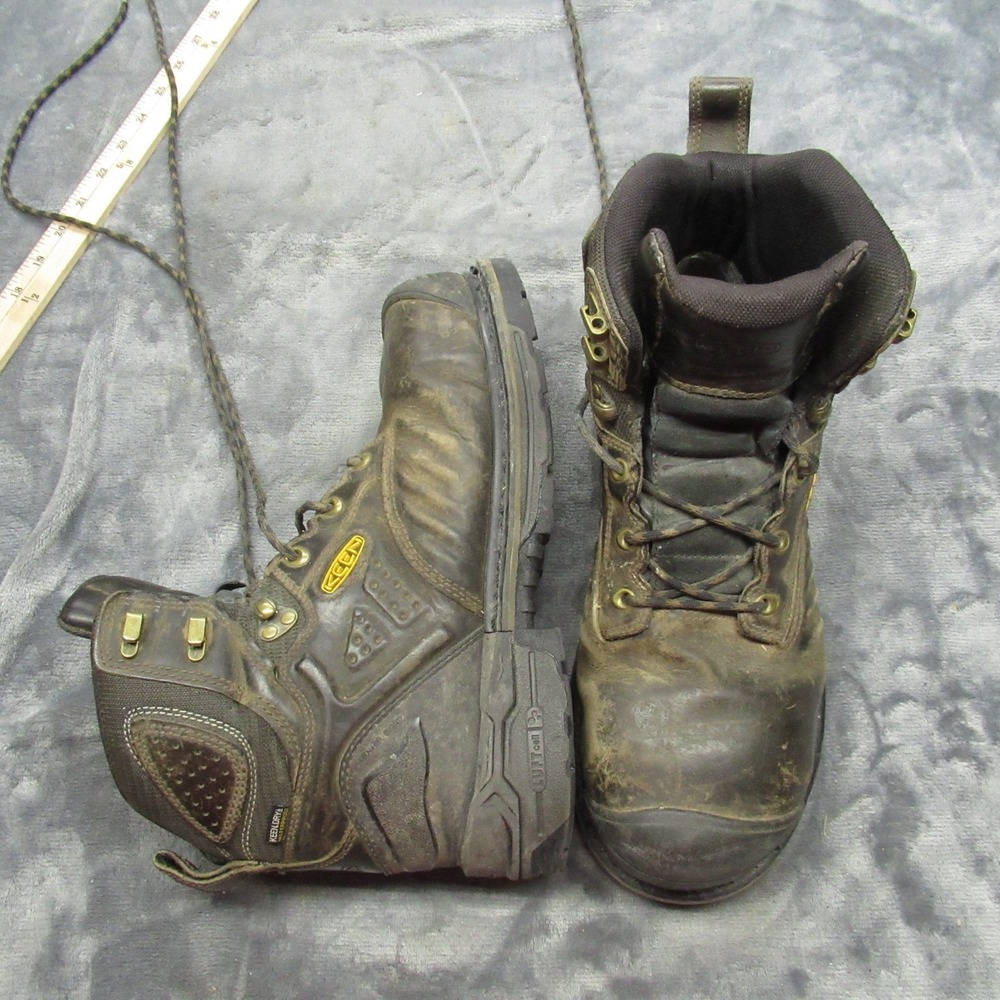 KEEN Utility Men 10D Work Boots Waterproof Philadelphia Carbon Fiber Hard Toe‎